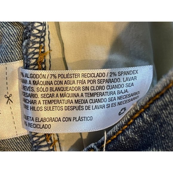 Universal Thread Womens Jeans Skinny Leg High Rise Distressed Cotton Blue 8/29R - Picture 11 of 11